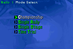 Colin McRae Rally 2.0 screenshot 5 for GameBoy Advance